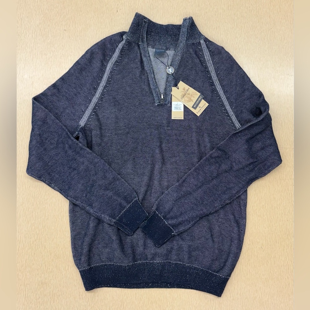 NWT Tailor Vintage quarter zip sweater